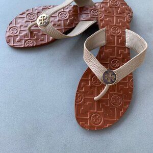 Tory Burch Thora leather thong sandals